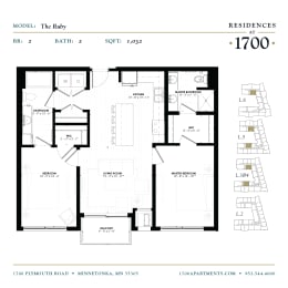 the floor plan of the residence