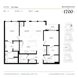 the floor plan of the residence