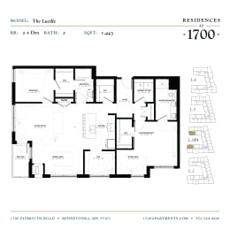 the floor plan of the residence