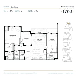 the floor plan of the residence