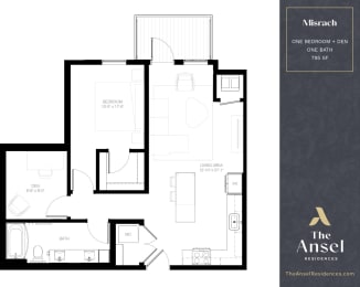 Plus Den Misrach Floor Plan at The Ansel Residences, Minnesota