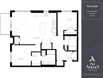 Bertrand Floor Plan at The Ansel Residences, Vadnais Heights, MN, 55126