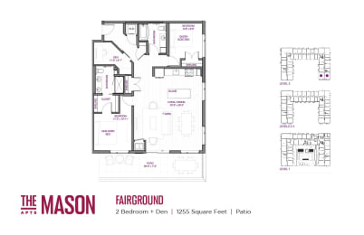 Fairground Floor Plan at The Mason, St. Paul