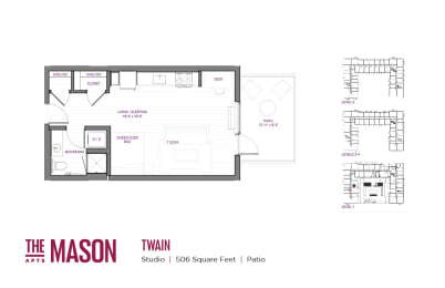 Twain Floor Plan at The Mason, Minnesota, 55114