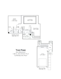 the pine floor plan layout