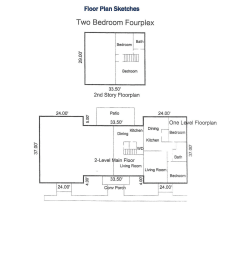 the schematic diagram of bedroom floor plans with dimensions