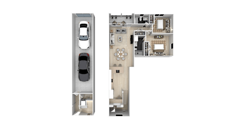 Floor Plan 4 at The Vines at Riverpark, LLC, Oxnard