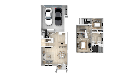 Floor Plan 5 at The Vines at Riverpark, LLC, Oxnard, CA