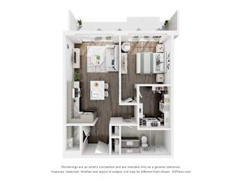 Floor Plan  1 BEDROOM TERRACE-1