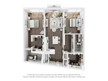 Floor Plan  bedroom floor plan archive  the residences at sawmill estates apartments in