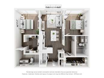 Floor Plan  2 BEDROOM-3