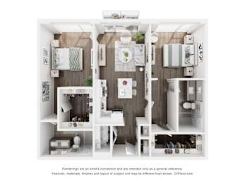 Floor Plan  2 BEDROOM-5