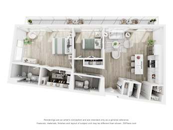 Floor Plan  PH - 2 BEDROOM-1