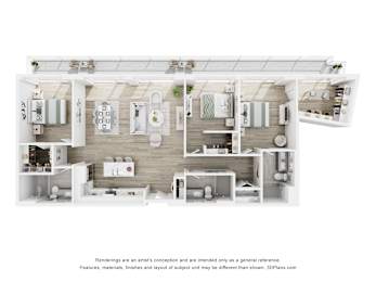 Floor Plan  PH - 3 BEDROOM-5
