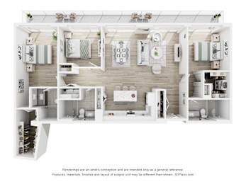 Floor Plan  PH - 3 BEDROOM-6