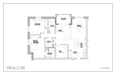 the floor plan of the unit