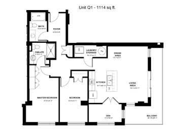 the floor plan of the residence