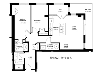the floor plan of the residence