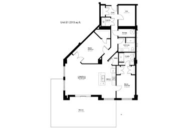the floor plan of the residence