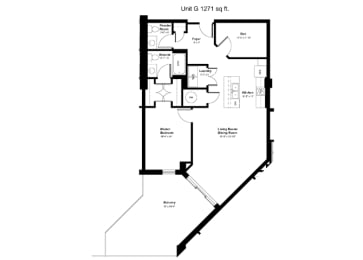 the floor plan of the residence