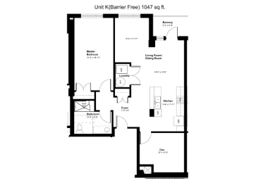 the floor plan of the residence