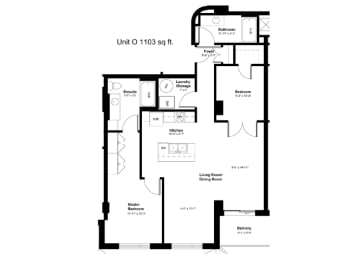 the floor plan of the residence