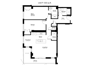 the floor plan of the residence
