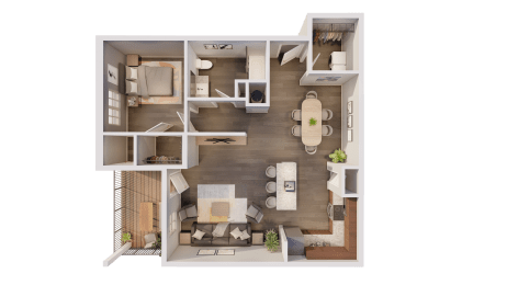 a bedroom floor plan of a 3103 sq ft apartment
