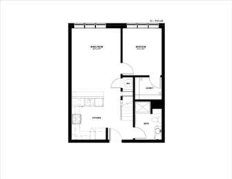 a diagram of a floor plan of a building