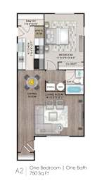 a1 floor plan  the residences at