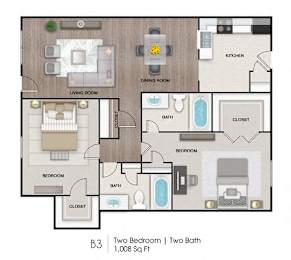  Floor Plan B3