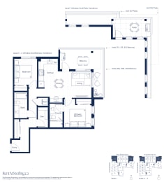 the floor plan of the residence