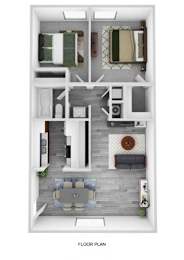 Two Bedroom Floorplan