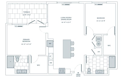 a blueprint of a floor plan of a house