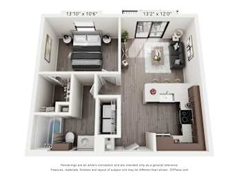 A1 Floor Plan at Arden at Corinth, Corinth