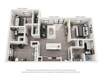 C1 Floor Plan at Arden at Corinth, Corinth, 76210