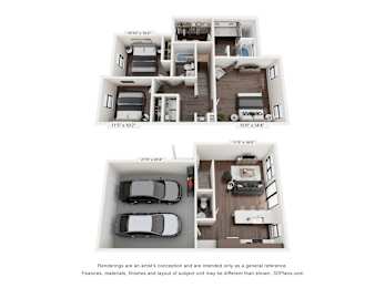 C3 Floor Plan at Arden at Corinth, Corinth