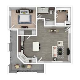 A7 Floor Plan at 901 Rendon, Burleson, TX 76028