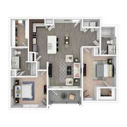 A10 Floor Plan at 901 Rendon, Burleson, TX