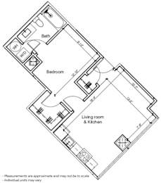 1E v01 at 7 West 7th Apartments, Ohio, 45202