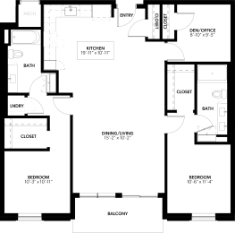 2 bedroom 2 bath H at The Pearl, Fort Wayne, IN 46802
