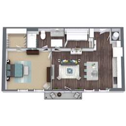 1 bed 1 bath at Smith and Porter, Atlanta, 30313