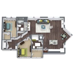 2 bed 2 bath A at Smith and Porter, Georgia, 30313