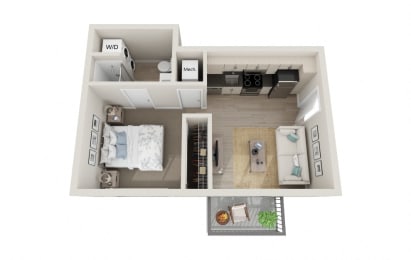 1 bed 1 bath at Marcato, Missouri, 64108