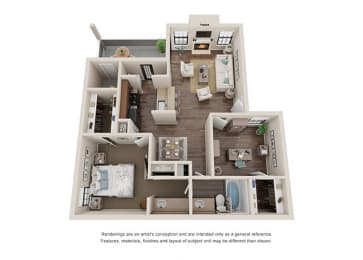 2 bed 2 bath at Heatherstone, Dallas, Texas