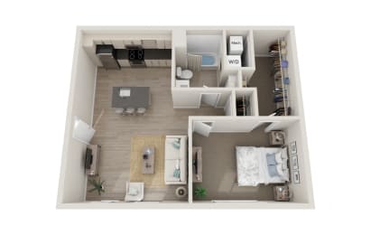1 bed 1 bath D at Marcato, Kansas City