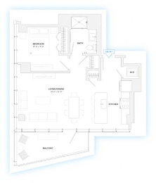 Unit 1407 floor plan