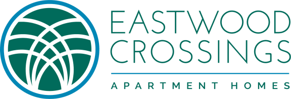 the logo for eastwood crossing apartment homes