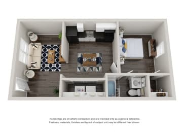  Floor Plan TG 1x1L