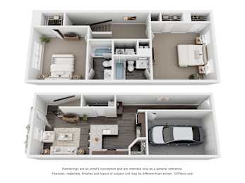 The Roost Floor Plan at Arrowood Farms, Tennessee